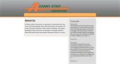 Desktop Screenshot of dannyatnipconstruction.com