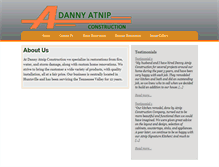 Tablet Screenshot of dannyatnipconstruction.com
